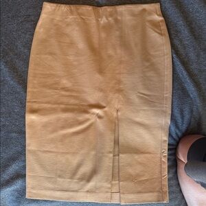 Ann Taylor Tan Pencil Skirt